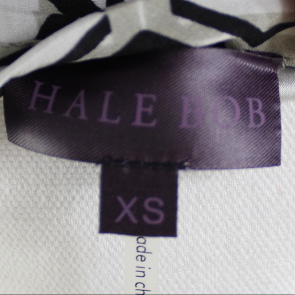 Hale Bob Silk Pattern Short Sleeve Shirt Dress XS - Picture 6 of 8